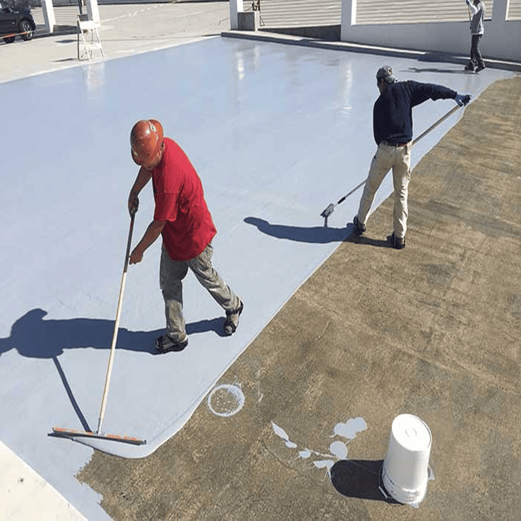 Concrete waterproofing coating